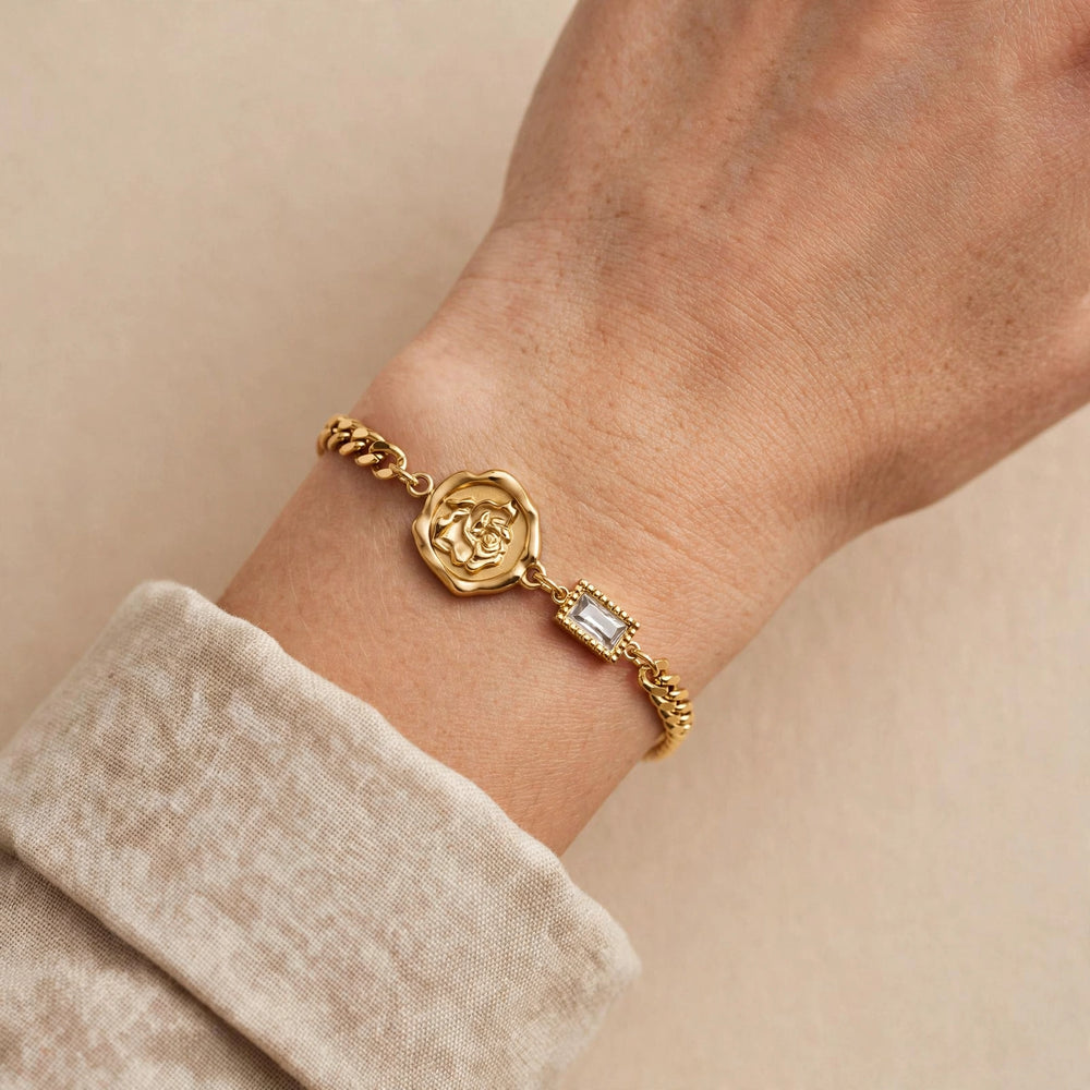 Crystal Rose Bracelet