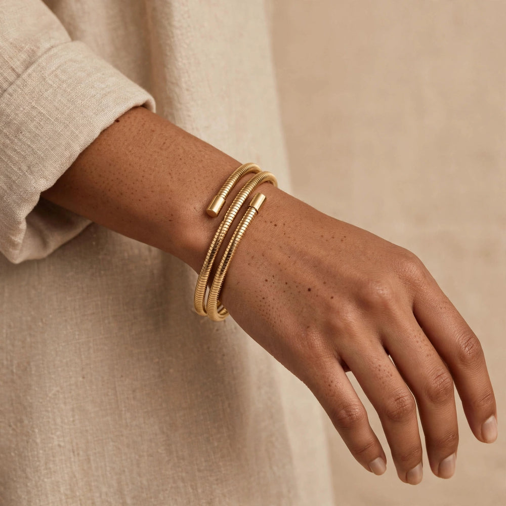 Golden Coil Bracelet