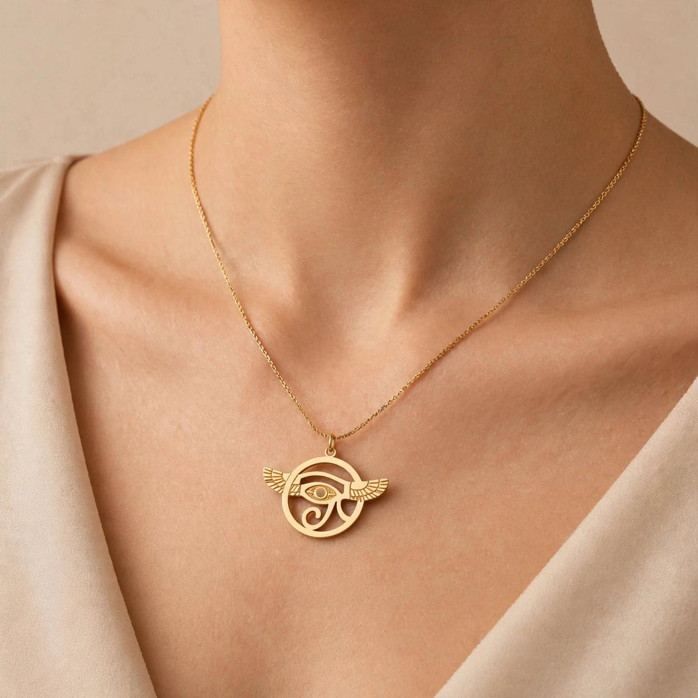 Golden Eye Necklace