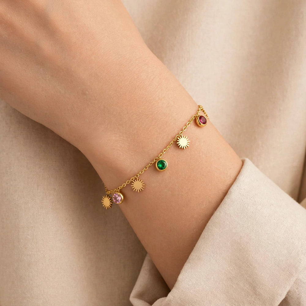 Rainbow Charm Bracelet