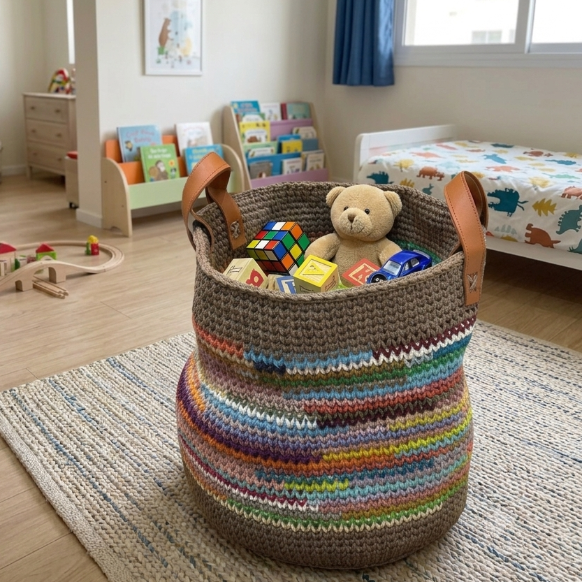 Rustic Rainbow Organizer