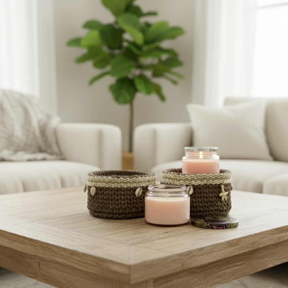 Seashell Candle Set