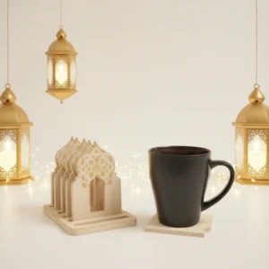 Spiritual Nights – Wooden Coasters Set